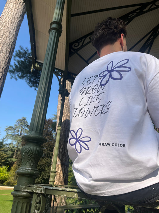 T-SHIRT STRAW COLOR VIOLET