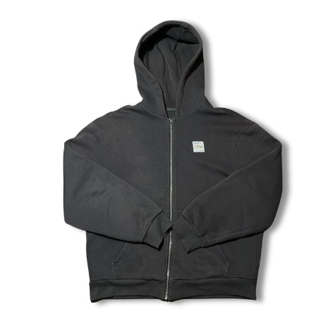 HOODIE ZIP STRAW STONE