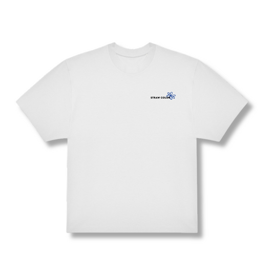 T-SHIRT STRAW COLOR MARINE