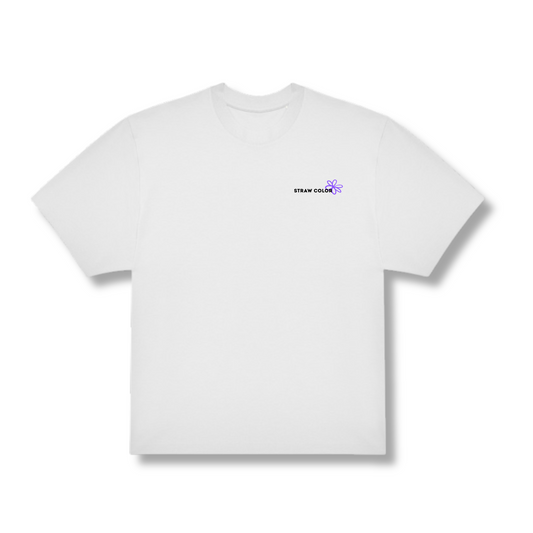 T-SHIRT STRAW COLOR VIOLET
